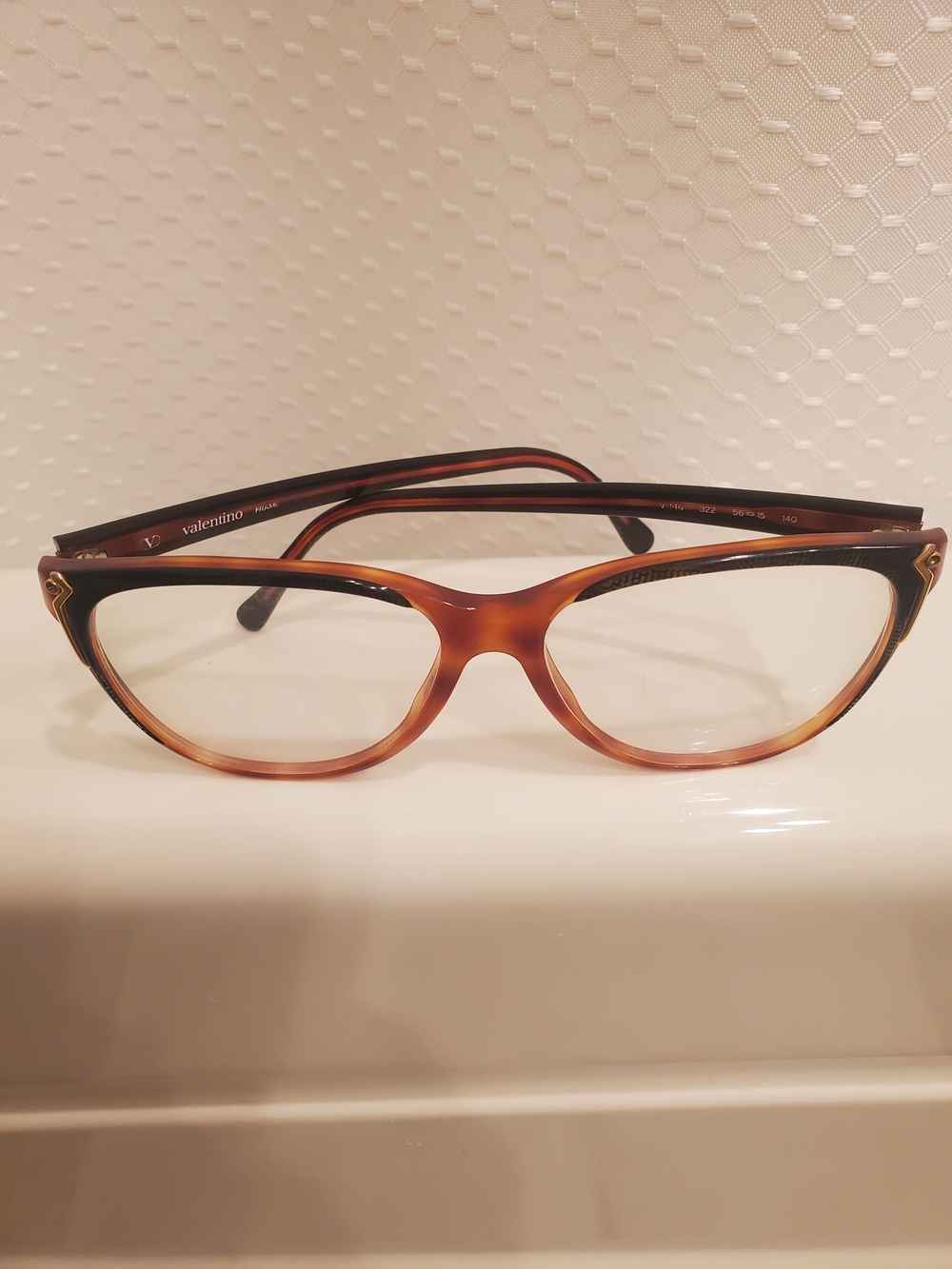 Valentino Women's Tortoiseshell Cat-Eye Glasses - Brown